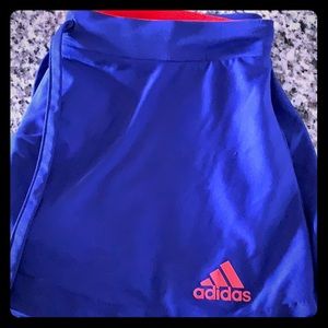 Adidas sport short skirt blue and red semi new
